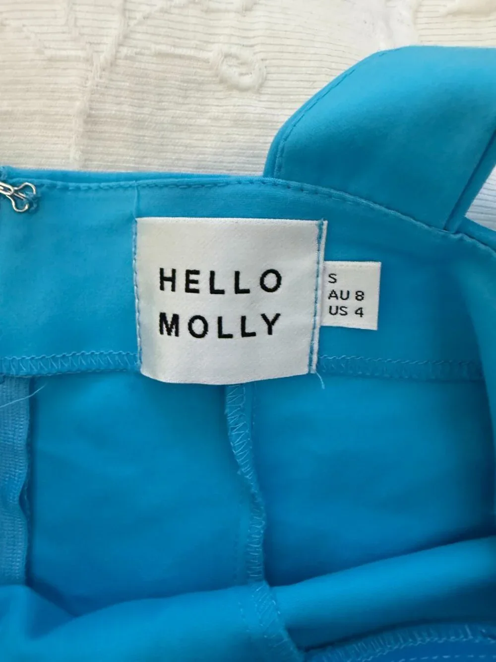 Hello Molly Turquoise Bustier Midi Dress Size 4 - Picture 4 of 4